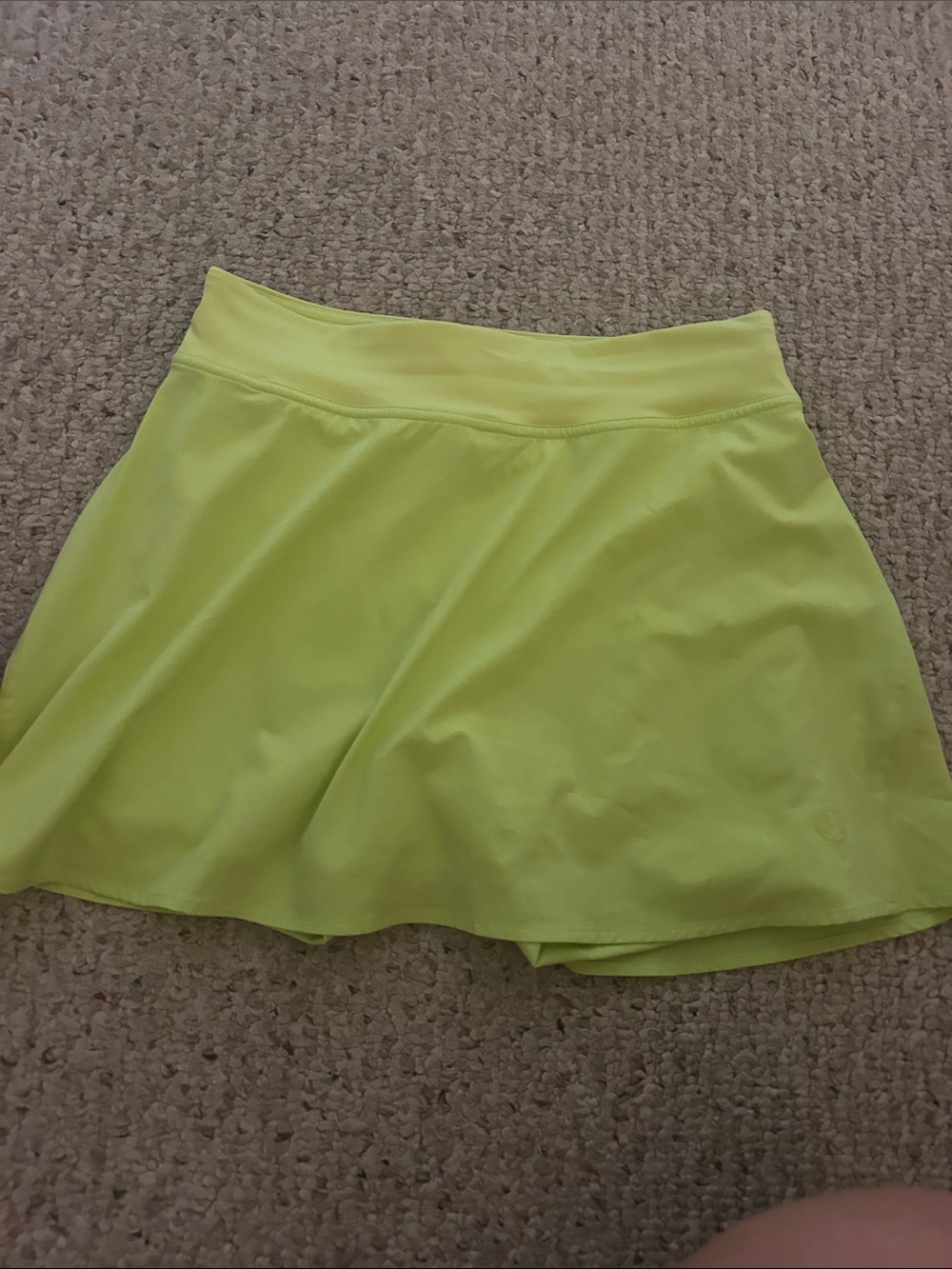 lululemon athletica Neon Yellow Athletic Skirt